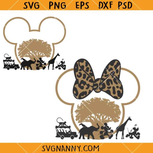 I Disney Animal Kingdom Matching shirt Svg, Animal Kingdom Svg, Animal Kingdom Shirt, Mickey Minnie Ears Svg, Family Trip Svg