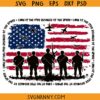 Land of the free USA flag PNG SVG, 4th of July flag SVG, Independence Day SVG