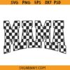 Mama Distressed Checkered SVG, Checkered Retro Mama Distressed Mom PNG, Distressed mama PNG SVG