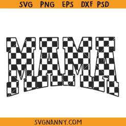 Mama Distressed Checkered SVG, Checkered Retro Mama Distressed Mom PNG, Distressed mama PNG SVG