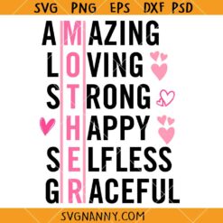 Mother SVG, Mother Art Word SVG, Mother Typography SVG, Mother’s Day SVG   