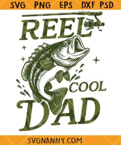 amo Reel Cool Dad SVG, Reel Cool Dad svg, Fishing Flag Dad SVG