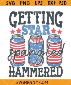 Getting star spangled hammered SVG, 4th of July Svg, Patriotic Shirt SVG    