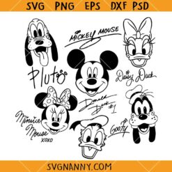 Mickey and Friends Svg, Disneyfriends Svg, Mickey Co Svg   
