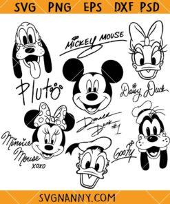 Mickey and Friends Svg, Disneyfriends Svg, Mickey Co Svg   