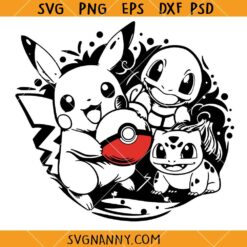 Pokemon Pikachu SVG, Pikachu on Pokeball Svg, Pokemon Svg, Pikachu Cartoon Svg  