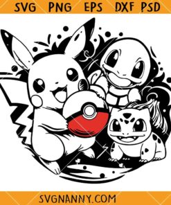 Pokemon Pikachu SVG, Pikachu on Pokeball Svg, Pokemon Svg, Pikachu Cartoon Svg  