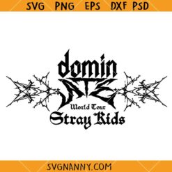 STRAY KIDS dominATE World Tour Logo SVG, Kpop Stray Kids SVG