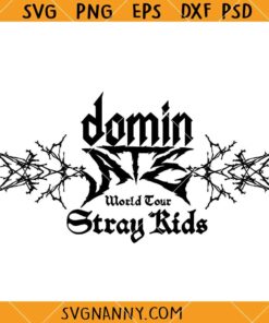 STRAY KIDS dominATE World Tour Logo SVG, Kpop Stray Kids SVG