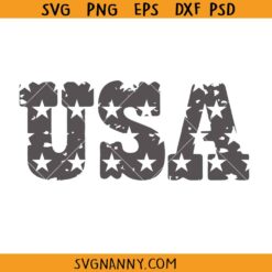 Distressed USA Svg Png, USA word design, Retro USA Png, 4th Of July PNG, 4th Of July Sublimation