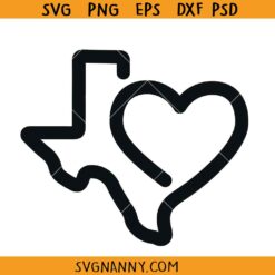 Texas Heart SVG, Texas Love svg png, Texas Strong PNG SVG,  Pray for Texas Cut File SVG PNG