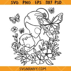 Abstract Mother and Child SVG, Mom and baby SVG, Mother and Child SVG