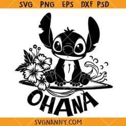 Family Ohana Stitch SVG, Disney SVG, Lilo And Stitch Svg, Stitch Svg