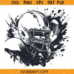 Football Helmet SVG, Football Svg, American Football Svg, Helmet Clipart SVG