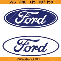 Ford logo SVG, Ford SVG, Car Brand SVG, Ford Lover SVG