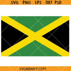 Jamaica Flag Svg, Reggae Jamaica, Reggae flag svg, Bob Marley flag svg, patriotic svg