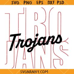 Trojans SVG, Go Trojans Team Svg, Run Trojans Svg, College Jersey SVG