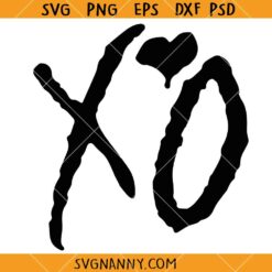 Xo car decal SVG, XO svg, Weekend XO svg, Bumper Sticker SVG