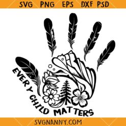 Every Child matters SVG, Handprint SVG, Indigenous Children SVG, Save Children Quote svg