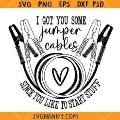 I got some Jumper Cables Since You Like To Stat Stuff SVG