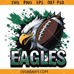 Eagles Game Day SVG, Eagle Shirt svg, Eagles mascot svg, Eagles Football SVG