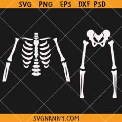 Halloween Skeleton Bones SVG, Halloween Bones SVG, Skeleton Clipart SVG