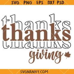 Thanks Giving SVG, Fall SVG, Halloween SVG, Autumn Vibes SVG  