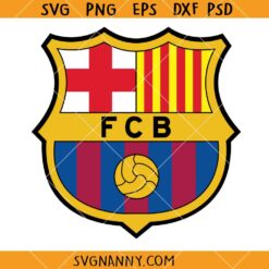 Barcelona Football club crest SVG, Barcelona Football Club Logo SVG, La Liga SVG, Barca SVG