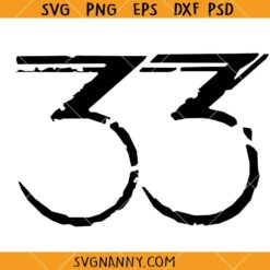 Clair Obscur Expedition 33 Logo SVG, Video Game SVG, Action game SVG, Adventure SVG