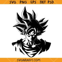 Goku Anime Dragon Fighter SVG, Anime Fighter SVG, Dragonball Z Goku Svg, Anime Characters Svg