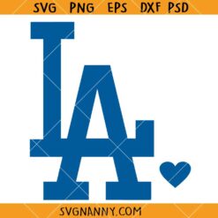 Heart LA SVG, LA Love SVG, I Love Los Angeles SVG, US State SVG