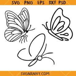Monarch Butterflies Clipart SVG, Butterflies SVG, Inspirational Butterflies Clipart SVG