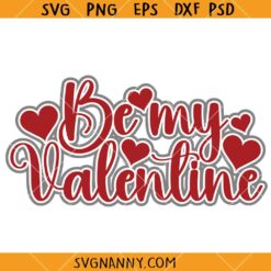 Be My Valentine Svg, Retro Valentine SVG, Valentine’s Day Quote SVG, Valentines Decor SVG