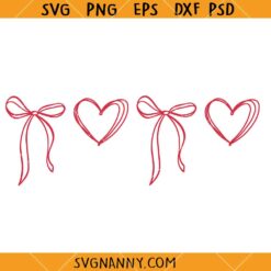 Valentine Coquette Bow Heart SVG,Gift For Her Svg, Valentine Heart SVG, Love svg, Valentines SVG, Valentine’s Day Shirt SVG