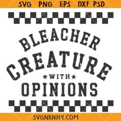 This is an instant download file. You will download a zipped file containing 8 files in the following different file formats: SVG, PNG, EPS, PNG, PSD, PDF, DXF and AI. The files are ideal for scrap booking, cut machines, vinyl decals, stickers, iron-on, invitation cards, engraving among others Download a free SVG here to see the quality of our work. Product Tags# Bleacher Creature With Opinions SVG, Football Mom SVG, Baseball Mom SVG, Softball Mom SVG DOWNLOAD GUIDE: Step 1: Add to cart the files you want to download. Step 2: Click the Checkout Tab and enter your billing details on the checkout page. Ensure you input a correct email address. Your purchased files will also be auto sent to the email. Step 3: Click PayPal to complete payment. You DO NOT need to have a PayPal account; PayPal will give you an option to use your credit or debit card. After payment you will be redirected back to a Download page where you can download the files. Files will also be auto sent to your email. WE INSIST you check your email junk or spam folder; at times the email ends up in those folders. TERMS OF USE: You should not share or sell the files in their digital format. You can however make products, like shirts, mugs, tumblers, and use them for both personal and commercial purposes. SUPPORT: For help on orders and downloaded files send us a message through the contact page HERE. Thanks for shopping with us. Happy Crafting. > HOME PAGE <