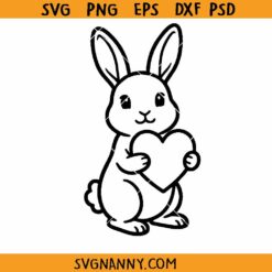 This is an instant download file. You will download a zipped file containing 8 files in the following different file formats: SVG, PNG, EPS, PNG, PSD, PDF, DXF and AI. The files are ideal for scrap booking, cut machines, vinyl decals, stickers, iron-on, invitation cards, engraving among others Download a free SVG here to see the quality of our work. Product Tags# Bunny heart SVG, Easter Bunny with Heart SVG, Easter Sign SVG DOWNLOAD GUIDE: Step 1: Add to cart the files you want to download. Step 2: Click the Checkout Tab and enter your billing details on the checkout page. Ensure you input a correct email address. Your purchased files will also be auto sent to the email. Step 3: Click PayPal to complete payment. You DO NOT need to have a PayPal account; PayPal will give you an option to use your credit or debit card. After payment you will be redirected back to a Download page where you can download the files. Files will also be auto sent to your email. WE INSIST you check your email junk or spam folder; at times the email ends up in those folders. TERMS OF USE: You should not share or sell the files in their digital format. You can however make products, like shirts, mugs, tumblers, and use them for both personal and commercial purposes. SUPPORT: For help on orders and downloaded files send us a message through the contact page HERE. Thanks for shopping with us. Happy Crafting. > HOME PAGE <