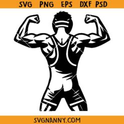 US Male Wrestling SVG, Wrestler Shirt SVG, Wrestling Lover SVG