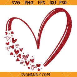 Valentine Hearts SVG, Butterflies Heart SVG, Valentine’s Day svg, Valentine Shirt SVG