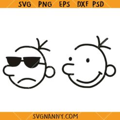 Diary of a Wimpy Kid Gregg SVG, Greg Svg, Greg Art SVG, Greg Heffley SVG