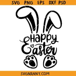 Happy easter SVG, Bunny Years SVG, Easter Day Svg, Easter Sign SVG