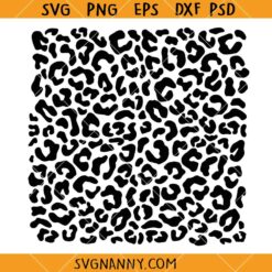 Leopard Print Pattern Svg, Leopard Spots SVG, Animal Print Svg, Cheetah Print Svg