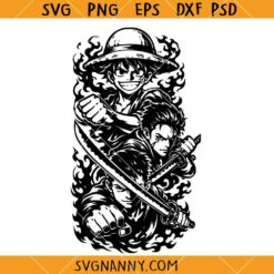 One piece Anime Wall Art SVG, Manga SVG, Anime Lover SVG