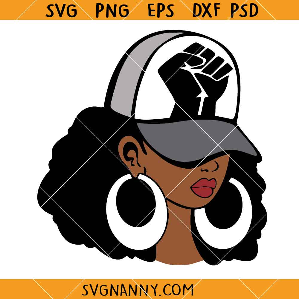 Afro Black woman SVG, Black Girl Magic Svg, Afro Lady SVG, Diva Svg