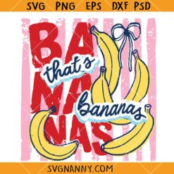 Bananas Stripes Summer SVG, summer day SVG, funny summer shirt SVG