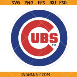 Chicago Cubs logo SVG, Cubs Baseball Team Svg, Chicago City Baseball Team Svg