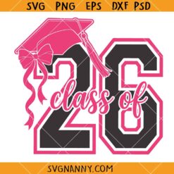 Class of 2026 SVG, Senior Class svg, Back to School svg, Senior 2026 SVG