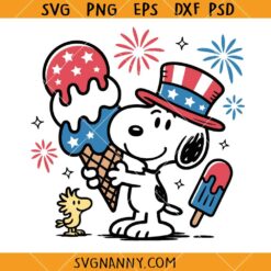 Snoopy dog 4th of July SVG, Patriotic Snoopy SVG, Funny Fourth of July SVG, USA Flag SVG, 4th July SVG