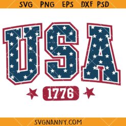 USA 1776 SVG, Patriotic SVG, Fourth of July SVG, USA Flag SVG, 4th July SVG