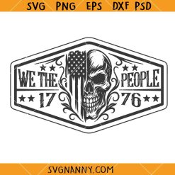 We the people hat patch SVG, America 1776 SVG, 250 Years of Freedom SVG