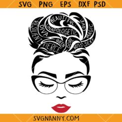Empowered Black Woman SVG, Black Diva SVG, Women Power SVG SVG, Melanin SVG